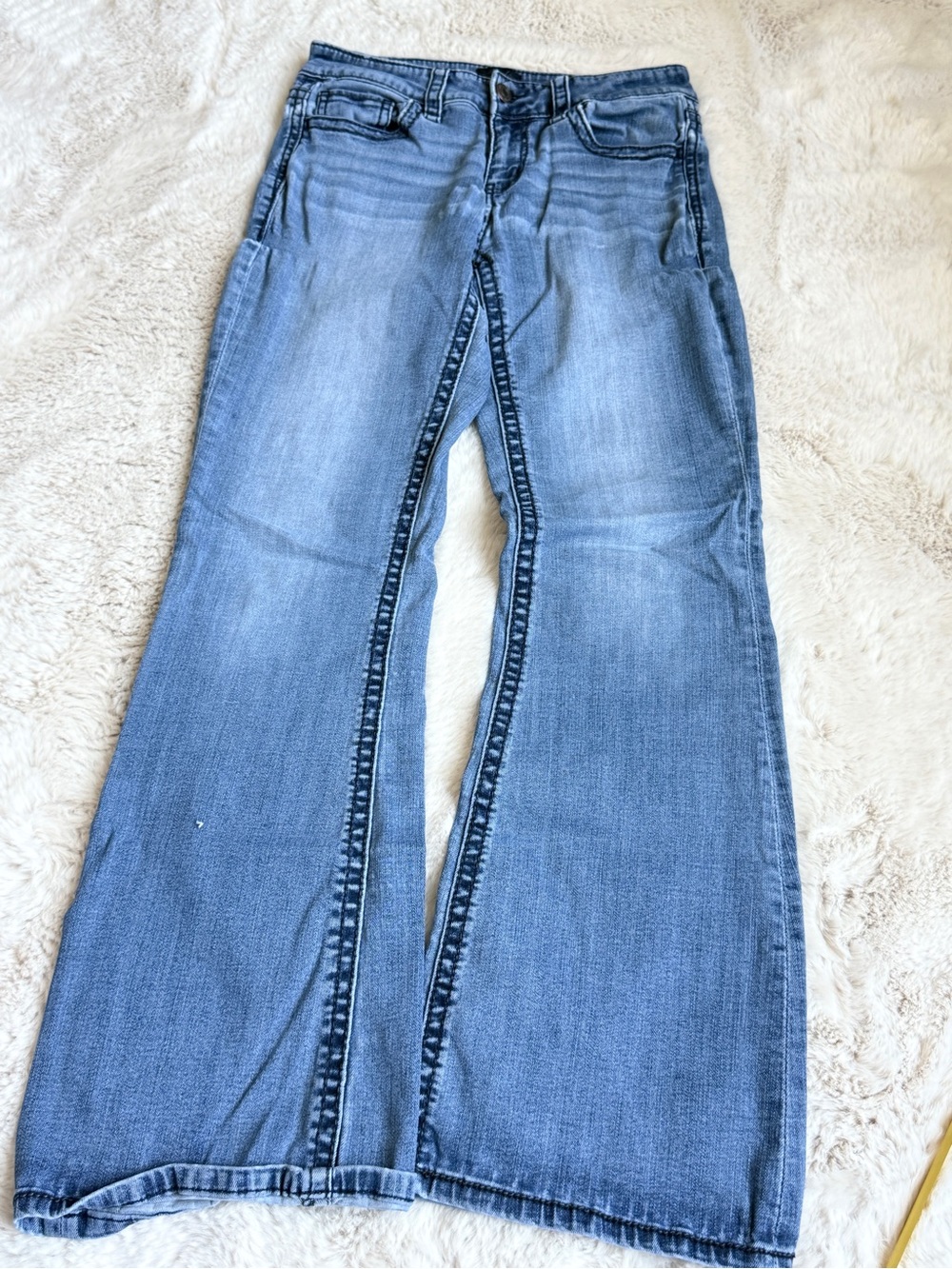 Daytrip Light Blue Wide Leg Jeans - Virgo Flare 26R